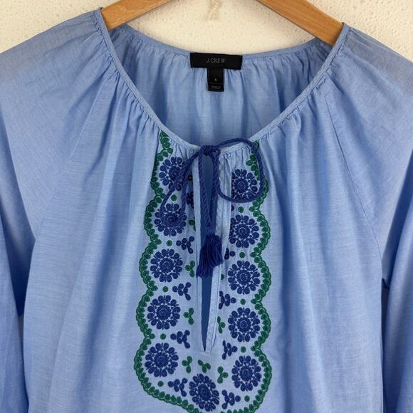 J. Crew Embroidered Tunic Mini Dress - Picture 2 of 5